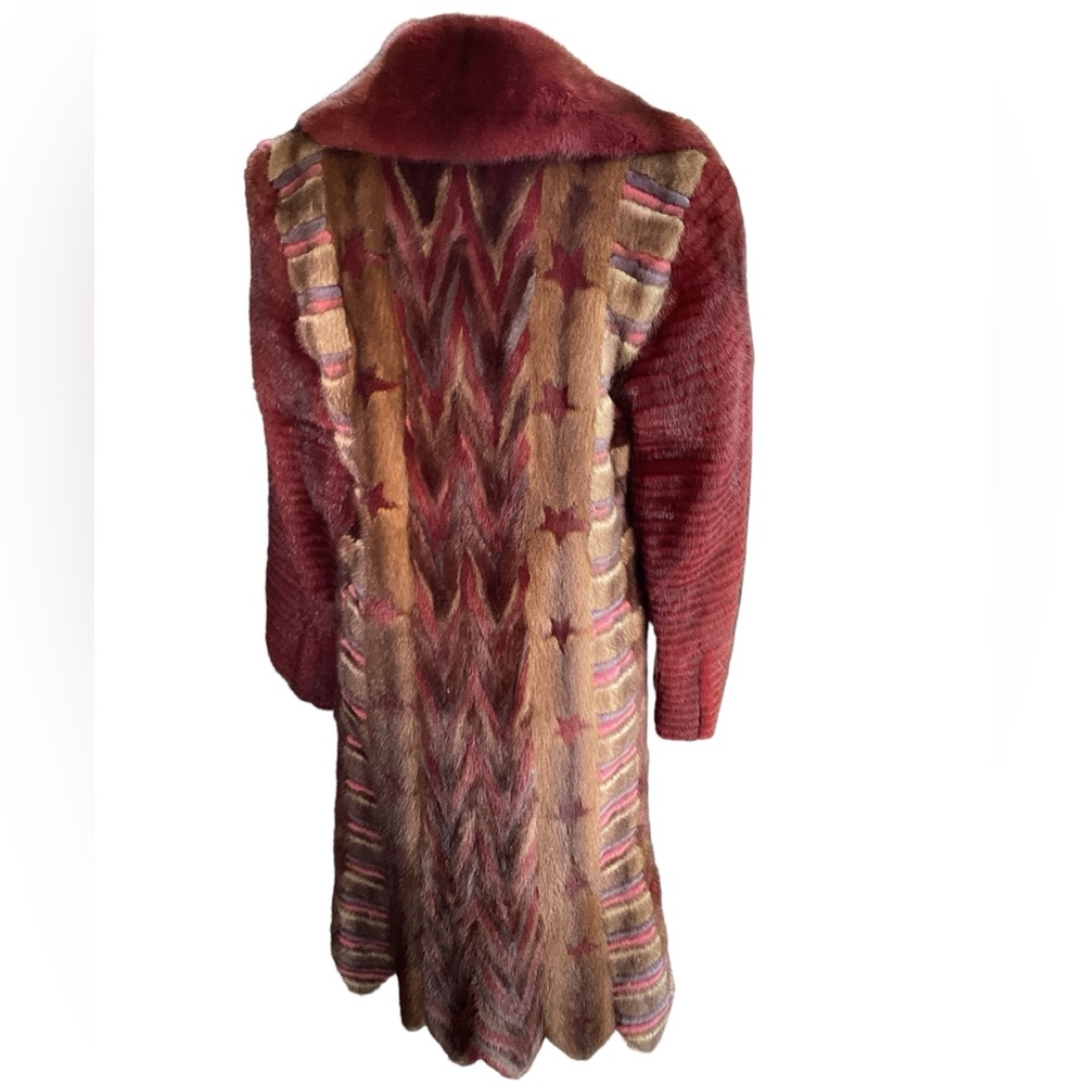 Multi Color Multi Patterned Mink Coat (Fc) - image 4